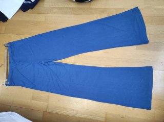 Pantalón palazzo azul elástico talla única