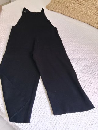 Mono negro algodón Zara