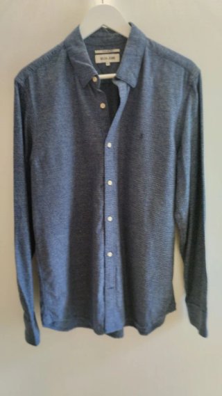 Chaqueta Salsa Jeans Azul Talla L y camisa combina