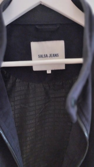 Chaqueta Salsa Jeans Azul Talla L y camisa combina