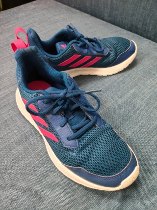 Zapatillas Adidas Azul y Rosa