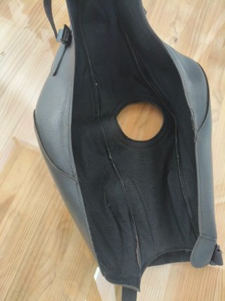 Funda depósito Kawasaki ER6 Negra