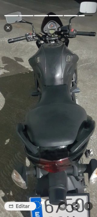 Funda depósito Kawasaki ER6 Negra