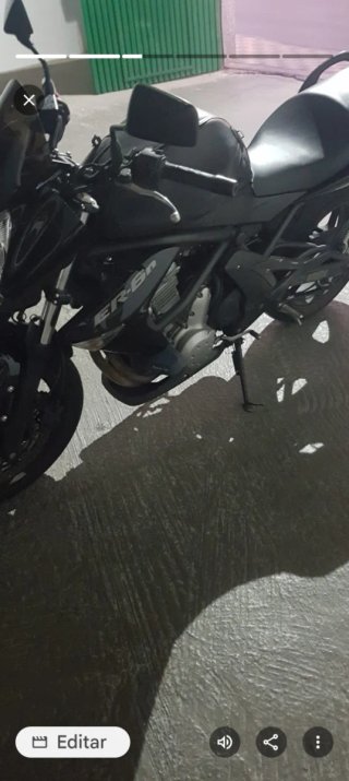 Funda depósito Kawasaki ER6 Negra