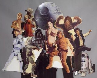 Display Troquelado CINES Star Wars Special Ed 1997