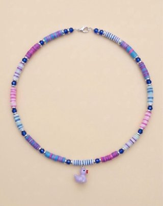 Collar de cuentas con patito