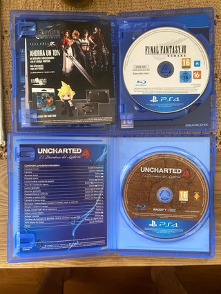 Pack PS4: Final Fantasy VII Remake + Uncharted 4