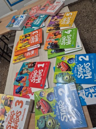 Pack de libros de inglés. My Disney Stars&Heros