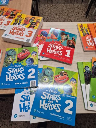 Pack de libros de inglés. My Disney Stars&Heros