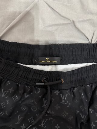 Bañador negro con estampado monogram