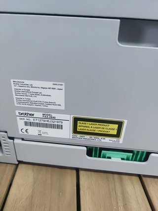Máquina de fax Laser BROTHER FAX-2840 A4 Negro, gris