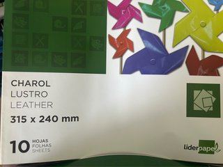 Papel Celofán Liderpapel Multicolor 10 Hojas