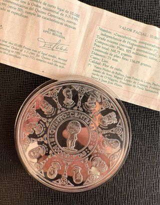 Moneda de Plata España 1991 5oz