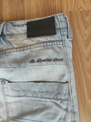 Shorts Vaqueros Desgastados Hombre