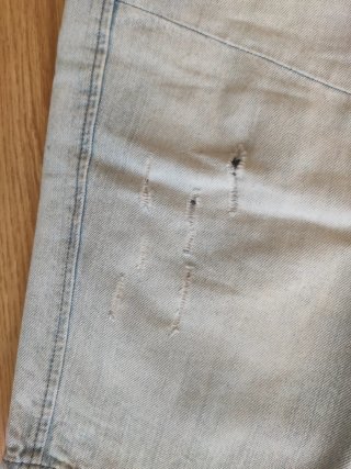 Shorts Vaqueros Desgastados Hombre