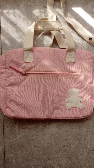 Bolso Pasito a Pasito rosa con osito