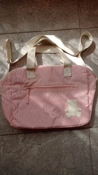 Bolso Pasito a Pasito rosa con osito