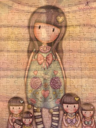 Puzzle Santoro Gorjuss con marco