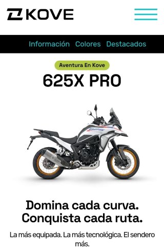 9 2026 VER DESCRIPCIÓN OFERTA KOVE 625X PRO
