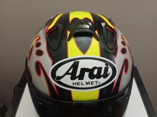 Arai rx7 do piloto Nicky Hayden