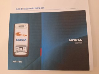 Nokia E65 Plata