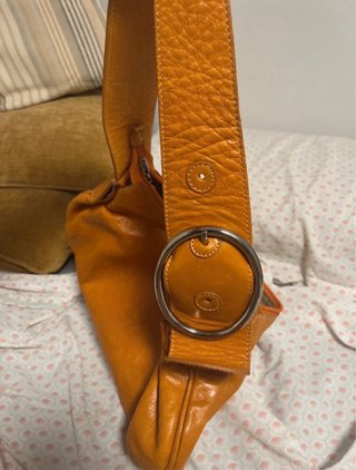 Bolso de hombro camel/mostaza