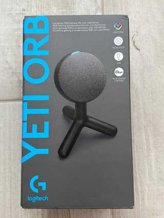 Microfone Logitech Yeti Orb RGB
