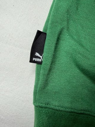Felpa Puma Verde Taglia S mai indossata