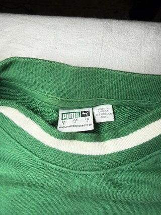 Felpa Puma Verde Taglia S mai indossata