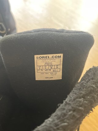 Botas de nieve sorel negras