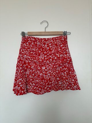 Falda Corta Estampada Floral