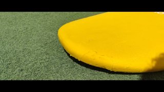 Tabla de surf corchopan amarilla