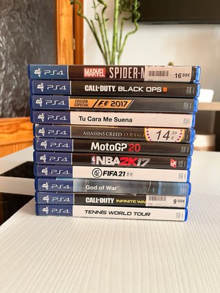 Lote 10 Juegos PS4 90€ NEGOCIABLES
