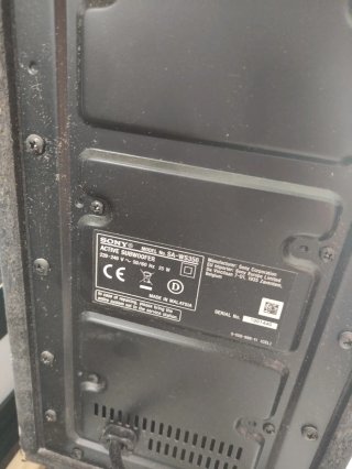 Barra de Sonido Sony con Subwoofer