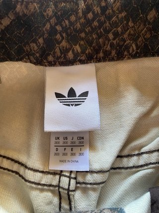 Adidas Pantalones Anchos Estampado Serpiente M