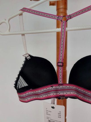 Sujetador Push-Up Tezenis 80B Negro Nuevo