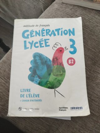 GENERATION LYCEE B2 ELEVE/CAHIER+CD+DVD