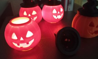 Conjunto 4 abóboras Halloween