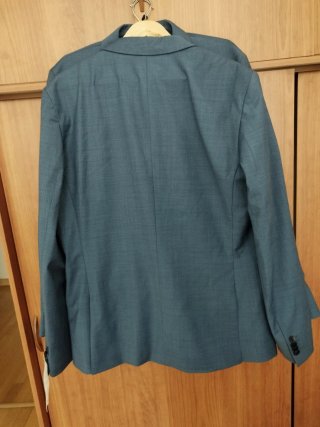 Traje Chaqueta Calvin Klein Azul Slim Fit Talla 54