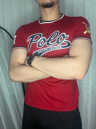 Camiseta Polo Ralph Lauren Roja Talla M