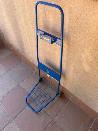 Carretilla plegable IKEA azul
