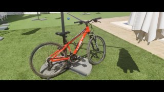 Bicicleta infantil roja