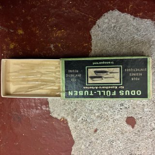 Lote de materiales antiguos de clínica dental