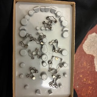Lote de materiales antiguos de clínica dental