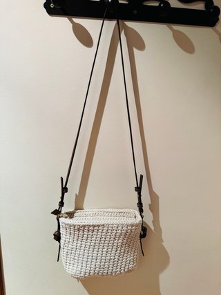 Bolso Zara Beige Crochet