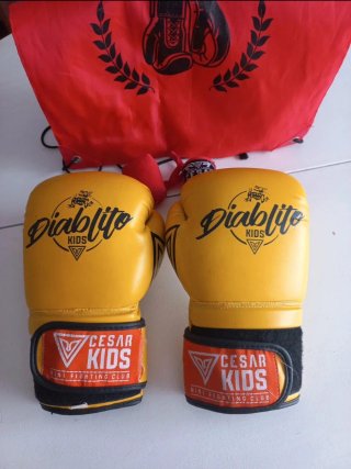 Guantes Boxeo Infantil Cesar Diablito de 5 hasta 7