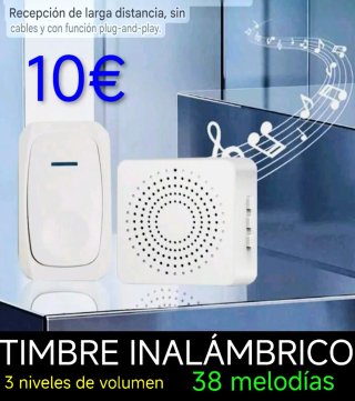 Timbre Inalámbrico 38 melodías