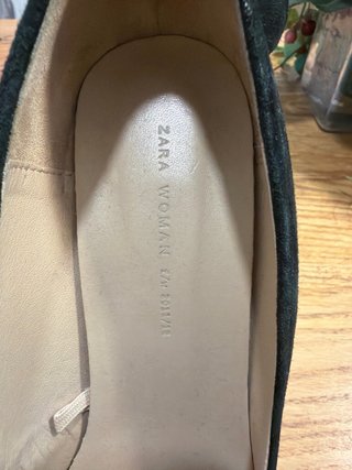 Décolleté Zara nere scamosciate tacco alto