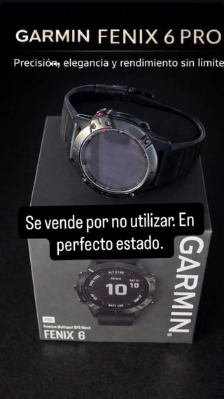 Garmin Fenix 6 Pro Smartwatch Negro