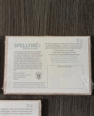 Mazos x6 Spellfire Dominar la Magia 1 edición "D&D